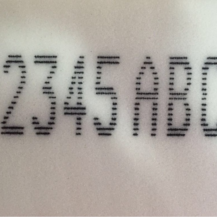 海绵大字符喷码机