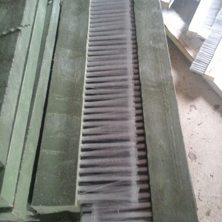 免烧砖机条刷 制砖机毛刷 砌块成型砖机条刷