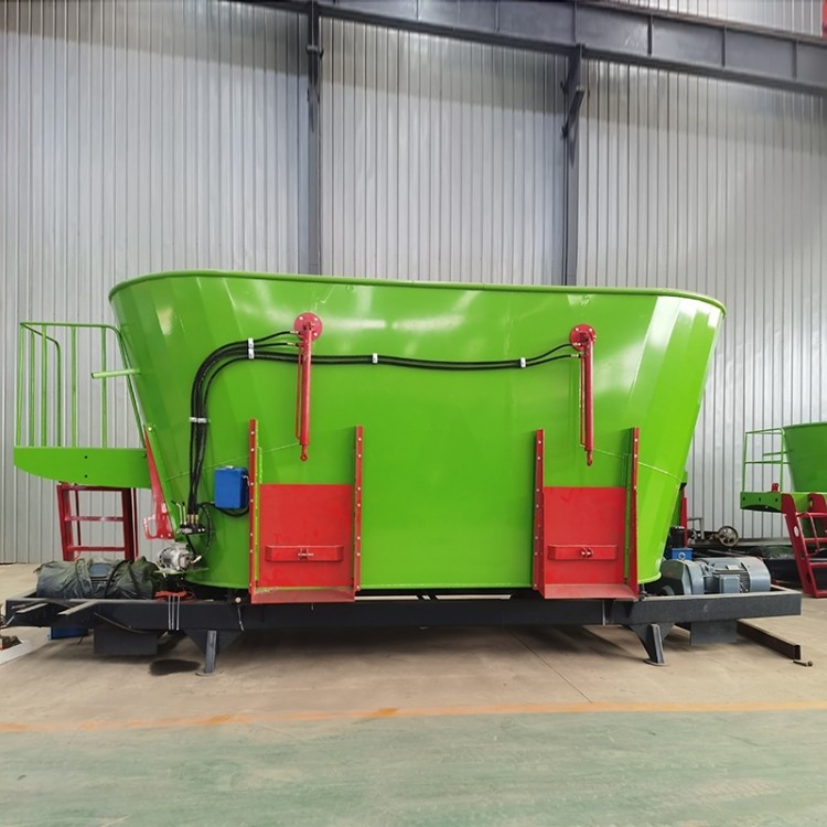 立式草料双绞龙搅拌机 牛羊全日粮tmr拌料机