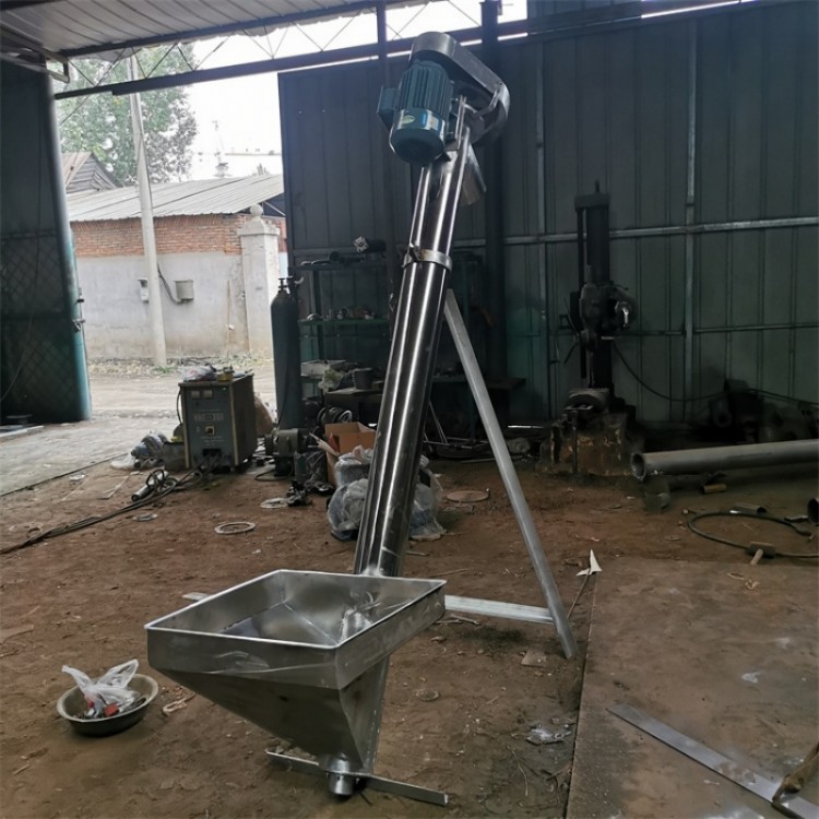 不锈钢螺旋输送机 绞龙上料提升机