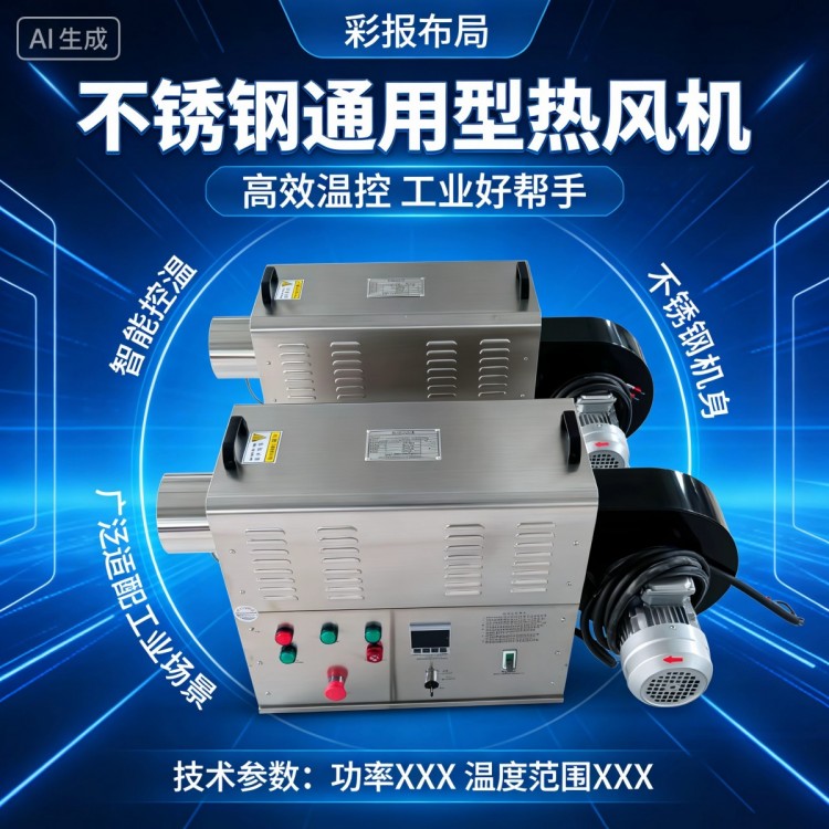 玻璃胶膜干燥热风机PID/SSR控制工作性能稳定可连续运行