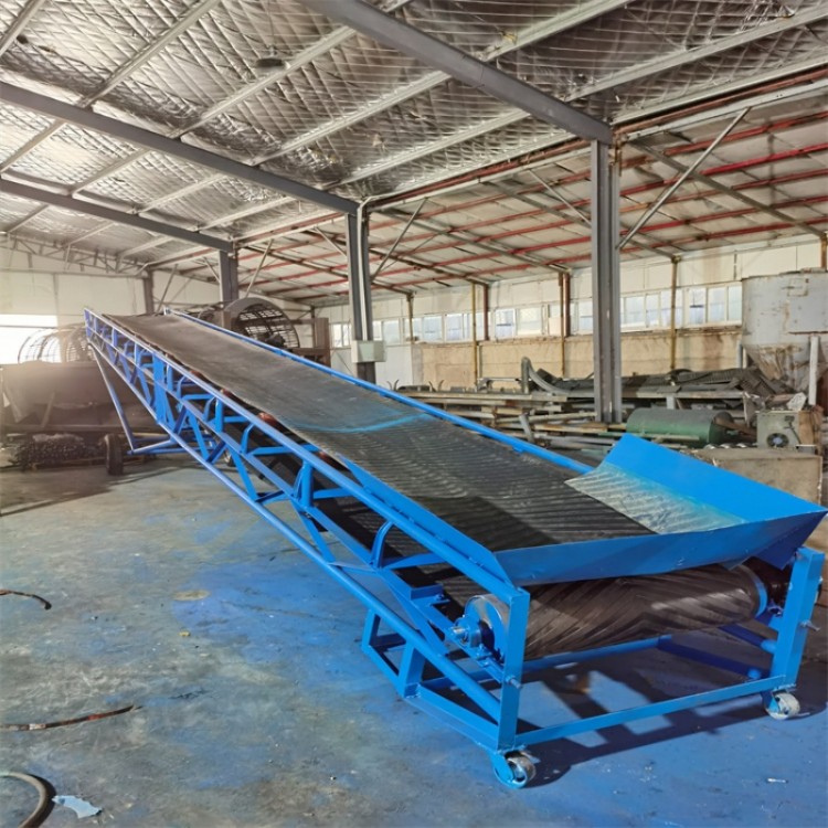 散料挡板运输机 多用途散包货物皮带机