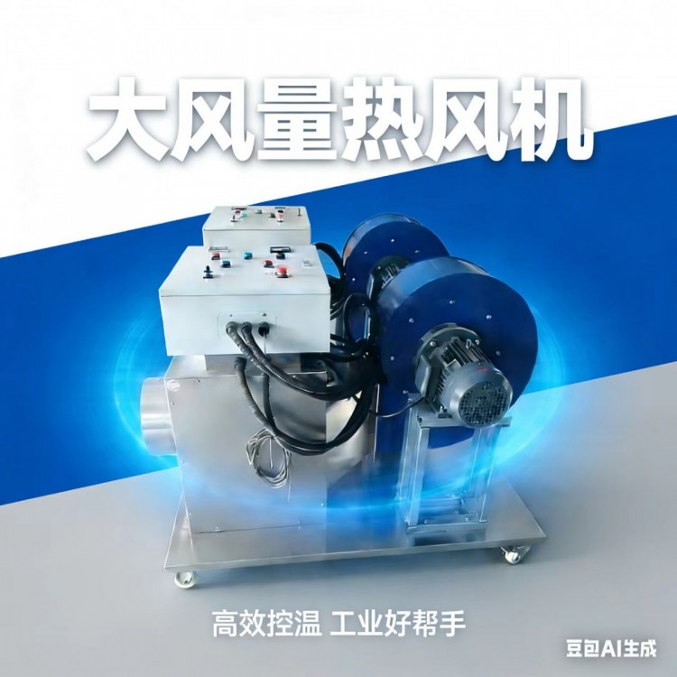 50KW大风量热风机PID/SSR控制自动控温工作性能稳定