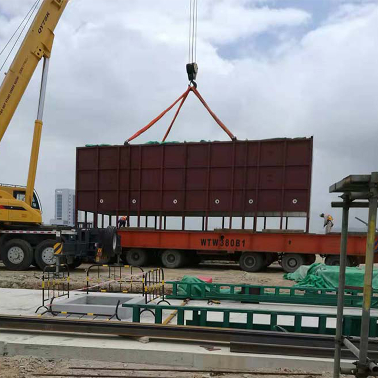 珠海大型台车炉施工现场