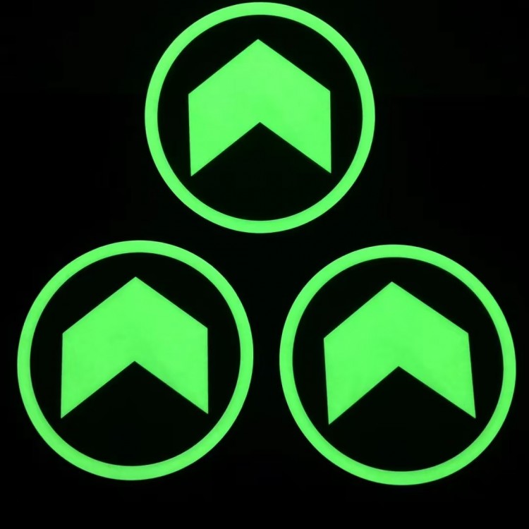 地面自发光疏散标识 不锈钢小箭头