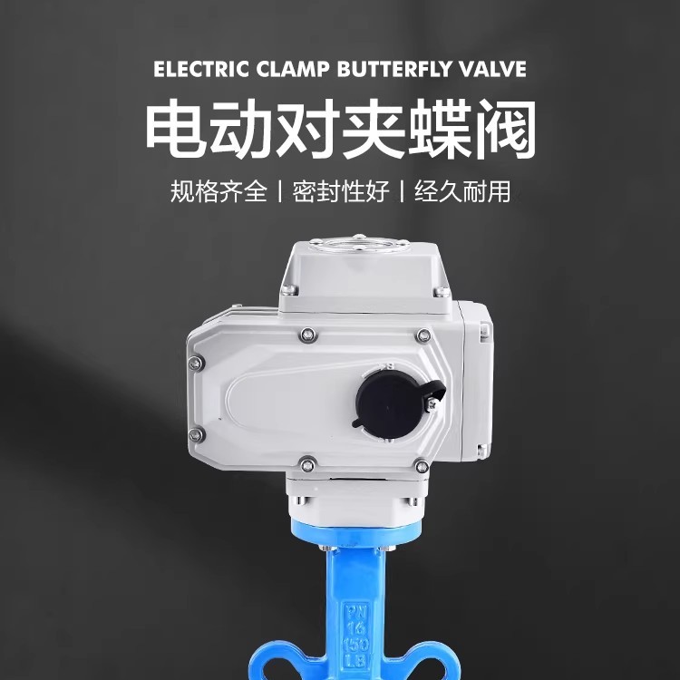 冠龙阀门 D941X 电动法兰式软密封蝶阀