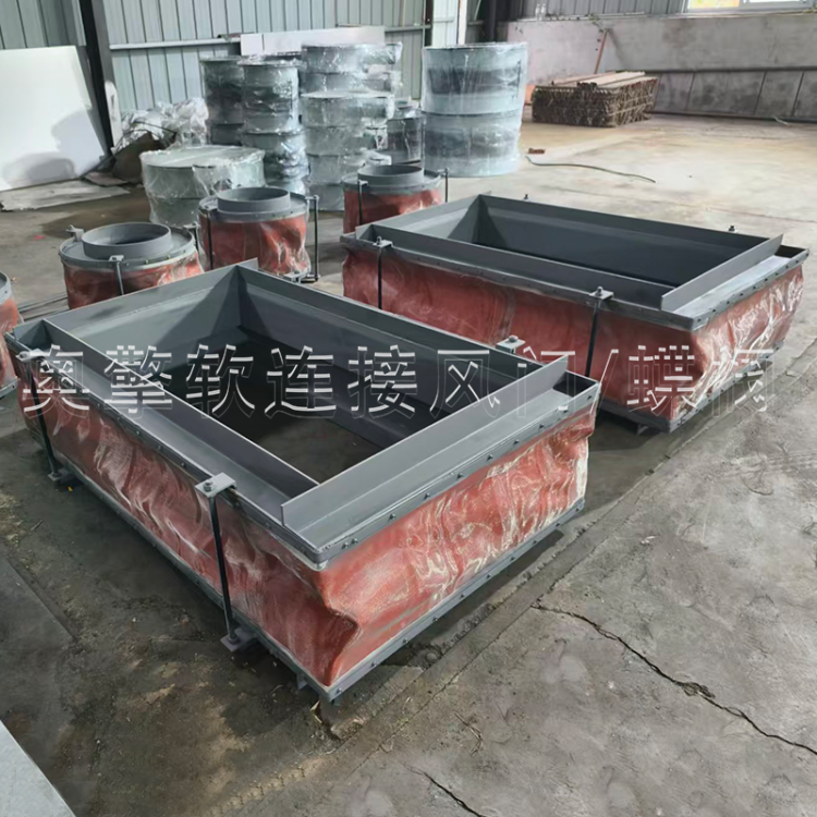 矩形硅胶布非金属补偿器风道伸缩节风机软连接厂家e