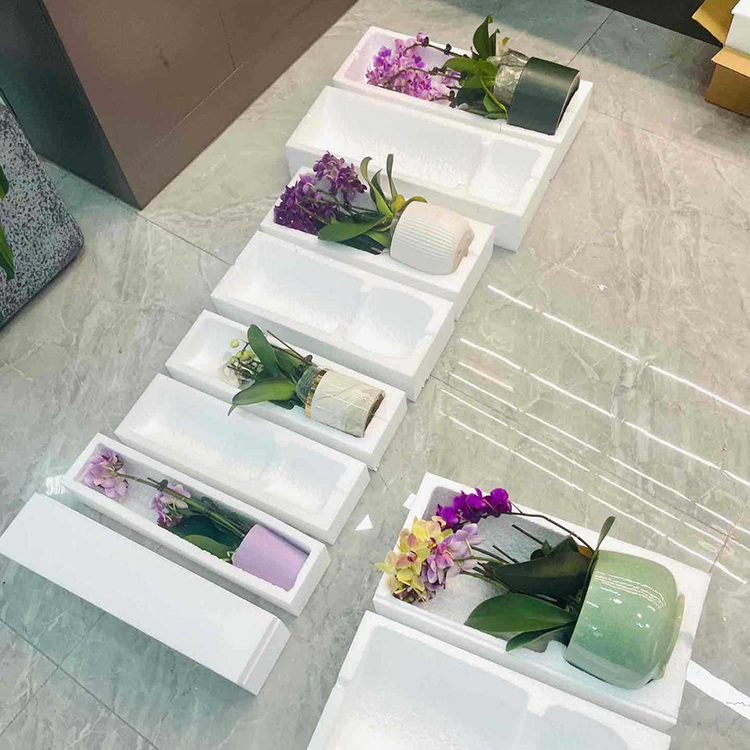 鲜花花瓶泡沫打包盒