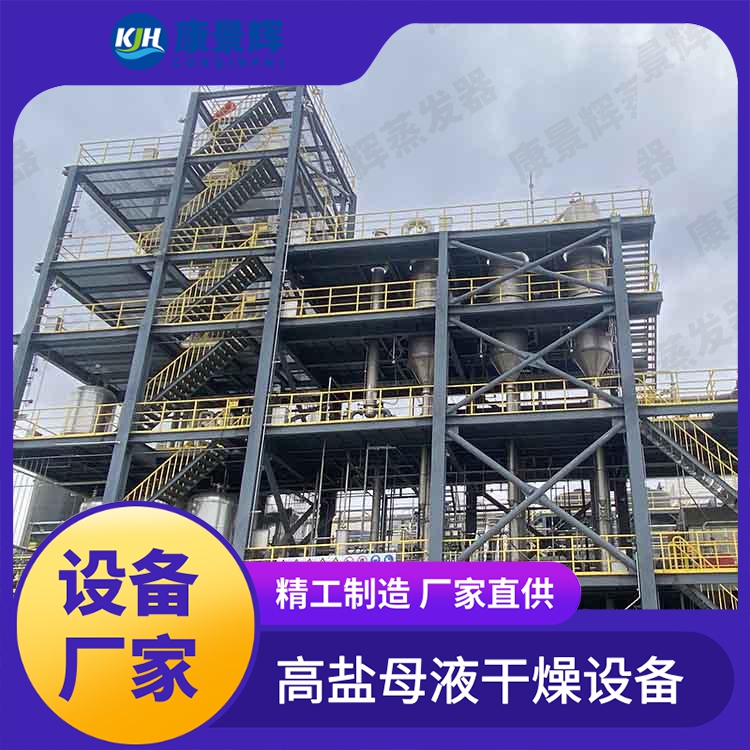 含盐废水蒸发结晶 康景辉 高盐MVR蒸发器 定制
