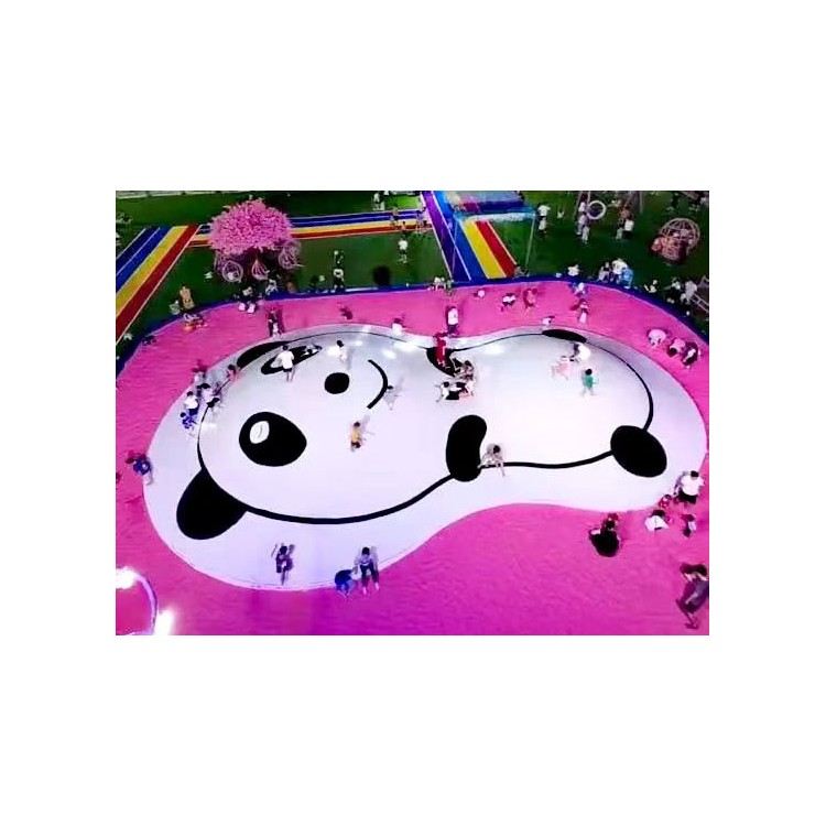 两球熊猫蹦蹦云