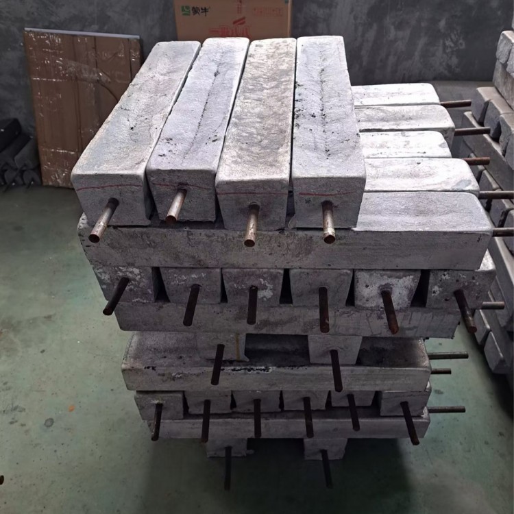 4kg镁阳极管道阴极保护材料预包装成套镁合金牺牲阳极埋地式