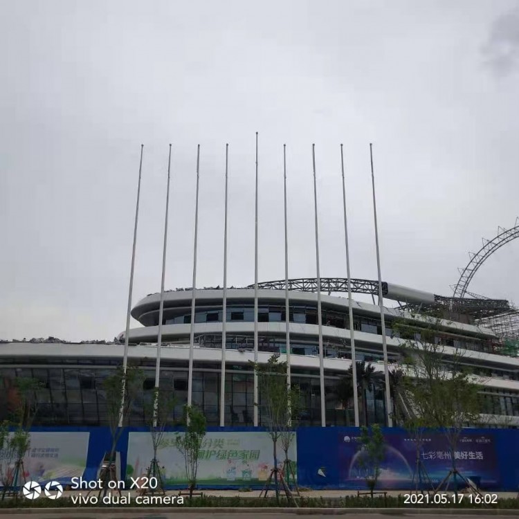 新疆旗杆电动锥形旗杆乌鲁木齐企业旗杆工厂项目部旗杆