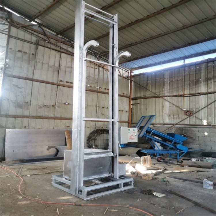 废渣废料单斗提升机 环链翻斗式上料机