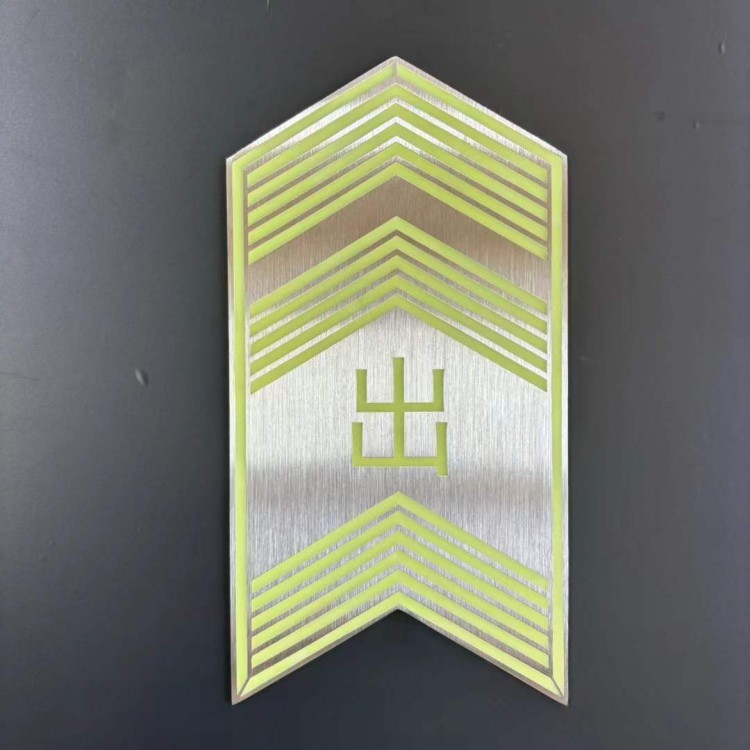 夜光不锈钢标识 蓄光自发光地铁站厅出字导向指示