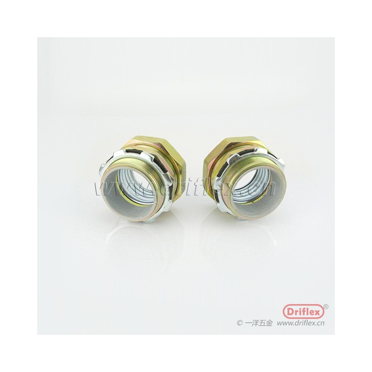 铁镀五彩锌金属软管端接式直接头LTCM-09-LTCM-19