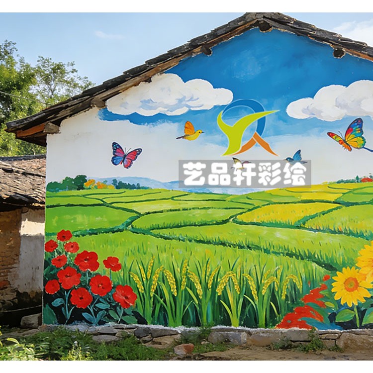 墙体彩绘让每一面墙拥有灵魂