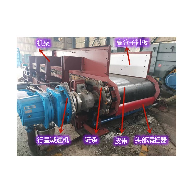 粘土板式喂料机头部清扫装置