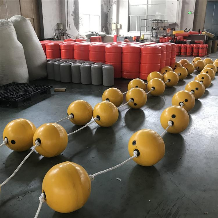 聚乙烯通孔浮球 龙舟赛道用