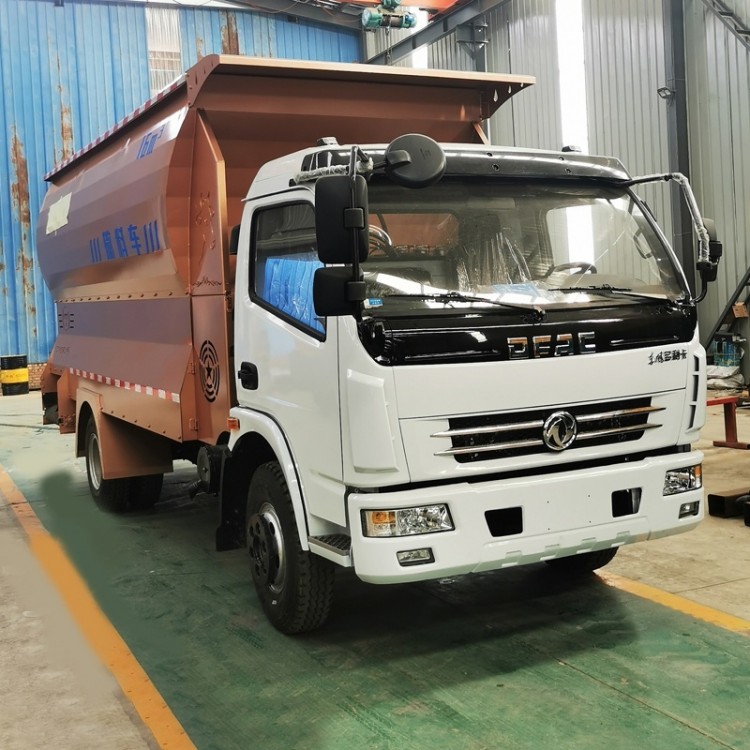 轻卡四轮撒料车 双侧出料抛撒车