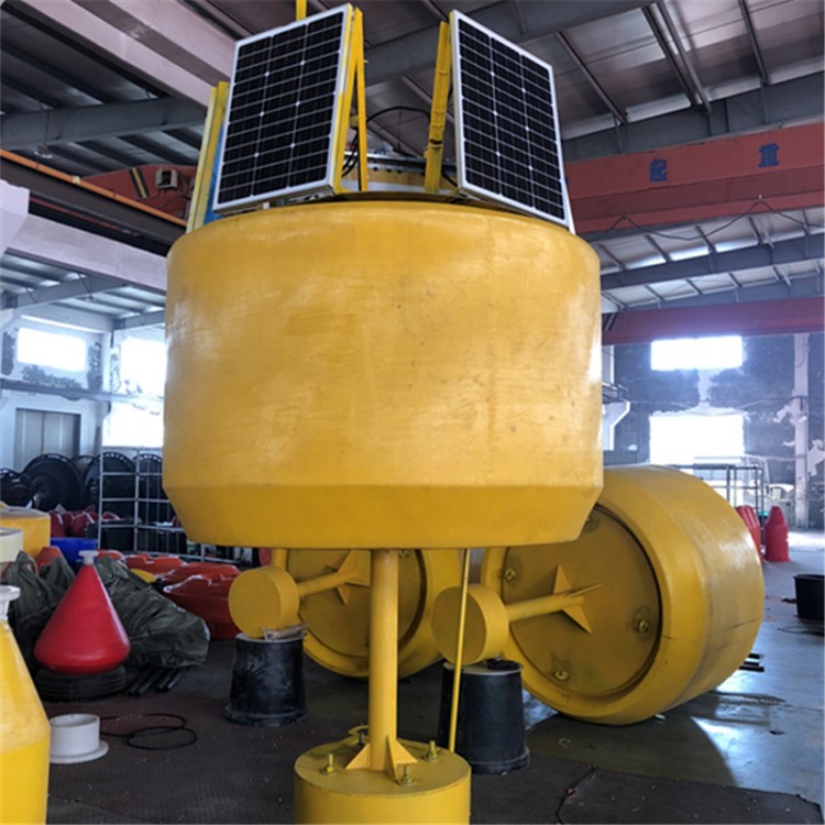 太阳能航标灯浮标 海洋系泊系船浮鼓定制 水面定位塑料航标