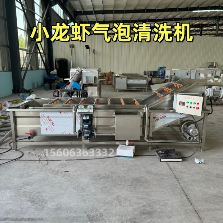 小龙虾气泡清洗机 果蔬气泡清洗机 海鲜去泥去沙机