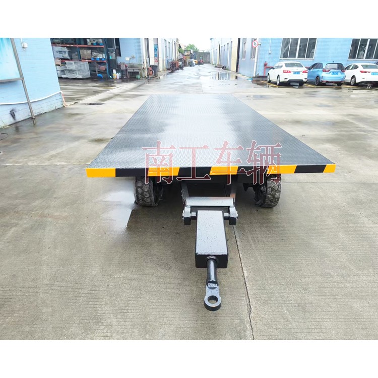 6吨牵引平板拖车 工业全挂拖车