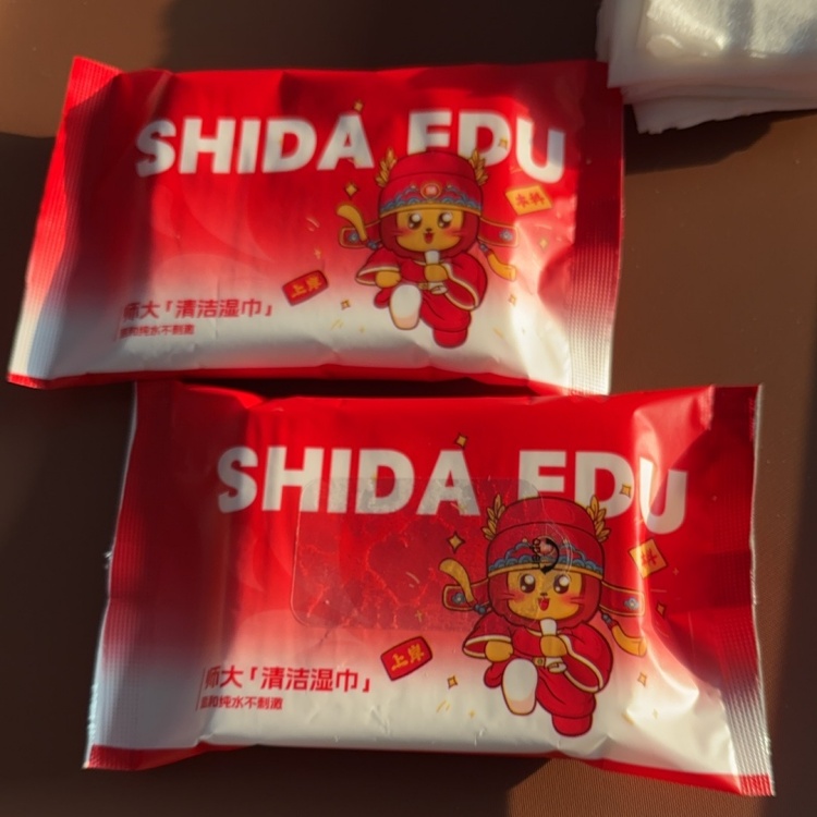 定制10片广告湿巾10片湿纸巾代工厂45克珍珠纹湿巾