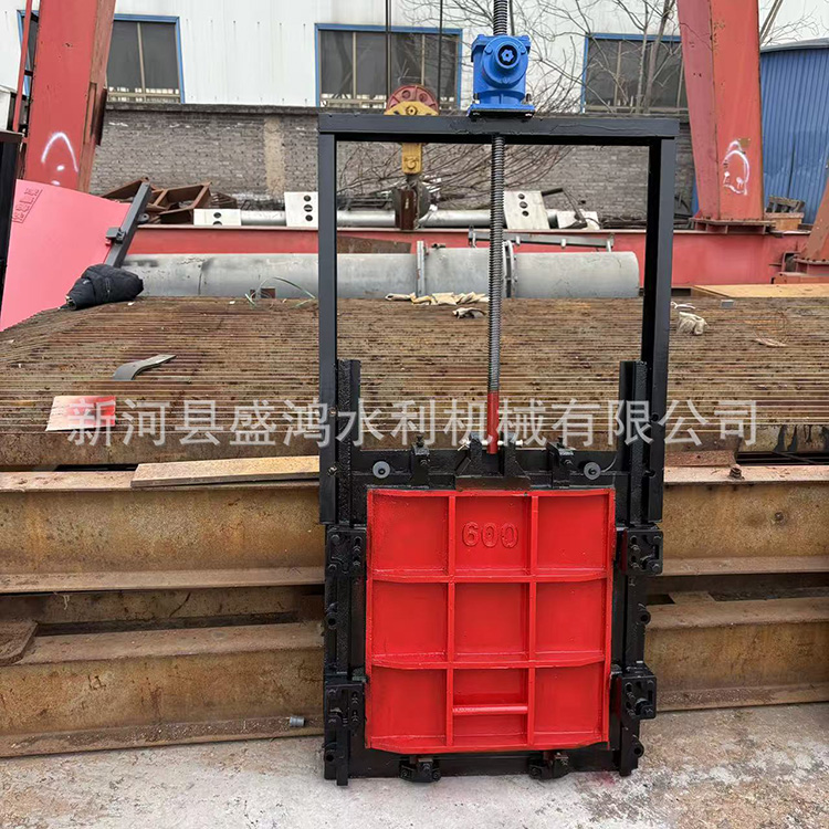 铸铁机闸一体水利启闭机闸门水库明杆不锈钢闸门手电两用