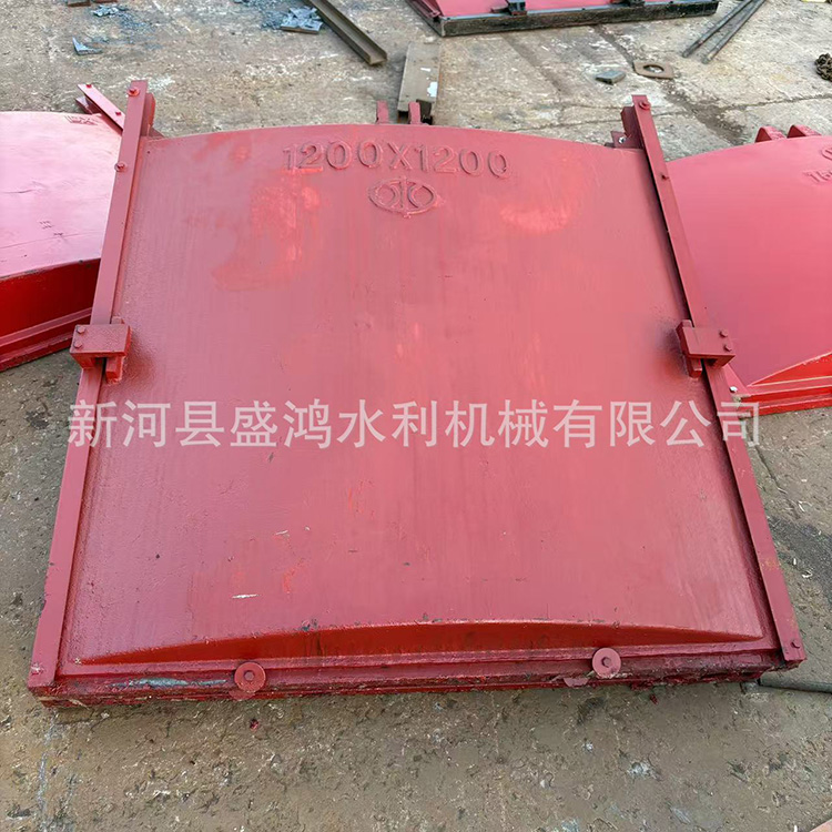 拱形铸铁闸门渠道铸铁闸门水库河道水利拱形平面双止水闸门