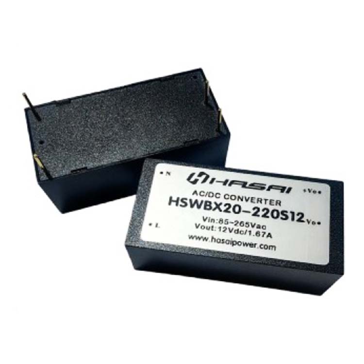 HSWBX20W 小体积宽电压隔离稳压 AC/DC 系列