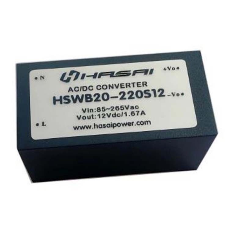 HSWB20W 宽电压隔离稳压 AC/DC 系列