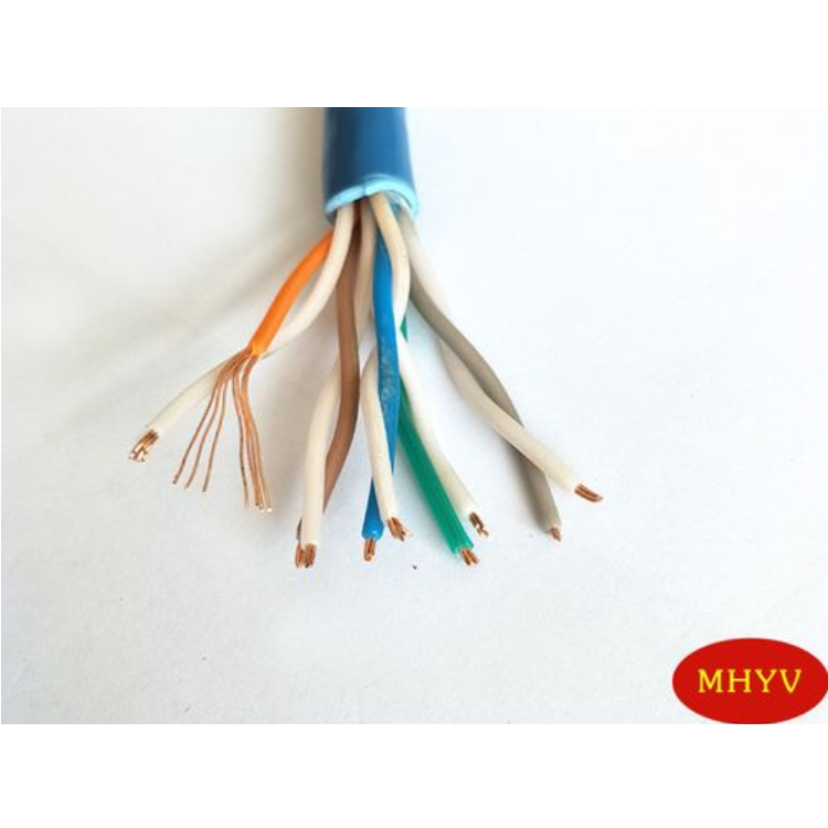 MHYVP 2*2*7/0.43 煤矿用四芯通信电缆