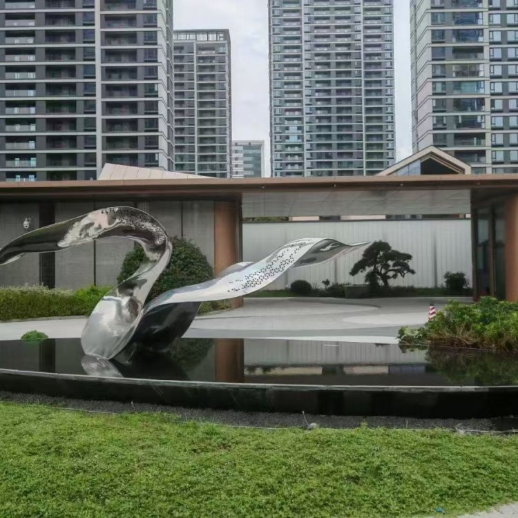 不锈钢水景雕塑