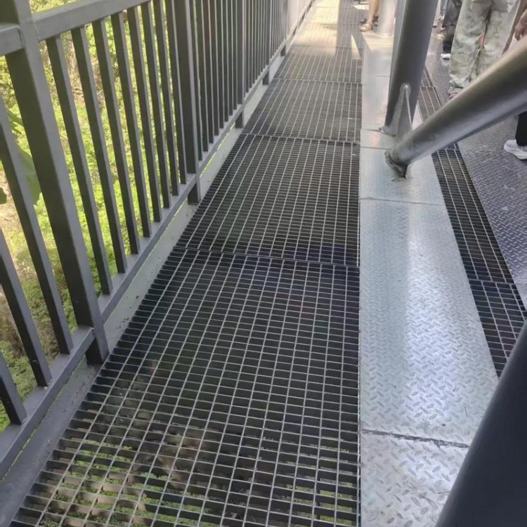 热镀锌平台钢格栅板工业厂房走道防滑承重格栅