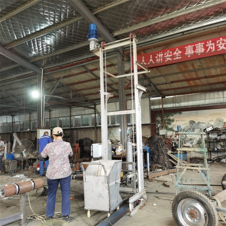 化工颗粒翻斗上料机 全自动单斗提升机