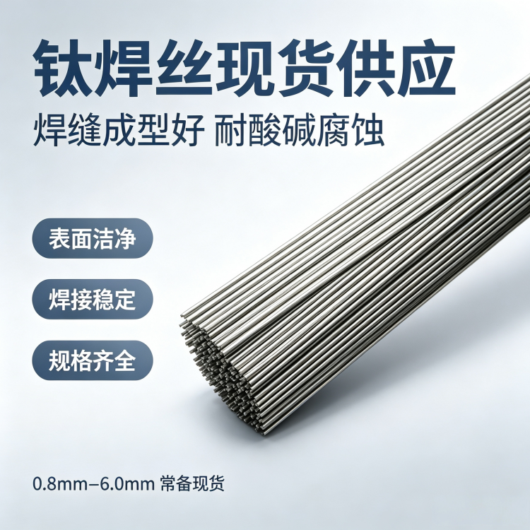 TA1 TA2纯钛直丝 高纯工业钛焊丝 耐腐蚀实心钛圆丝