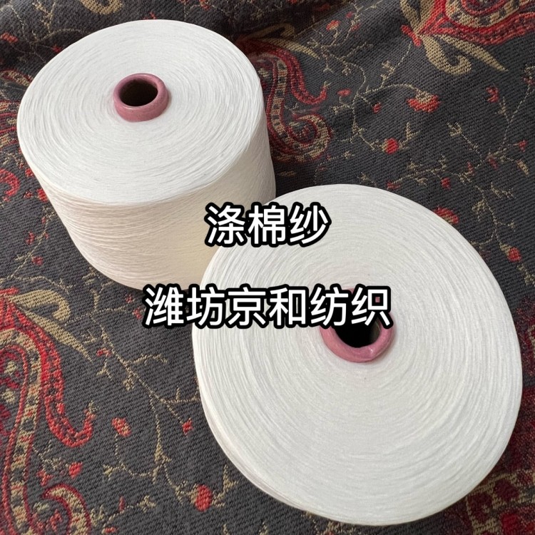 t65/c35 21支2股涤棉纱 混纺纱 合股纱 纱线供应商