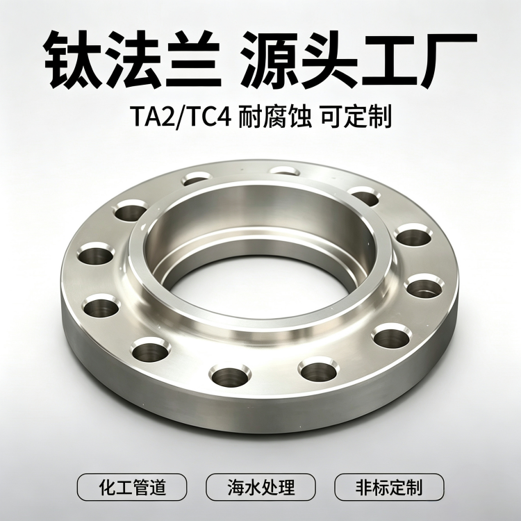 TA2纯钛法兰 TC4钛合金法兰 平焊带颈对焊法兰