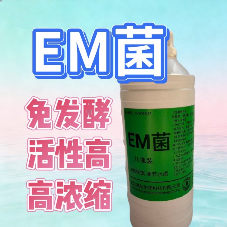 水产 EM 菌原液 工厂化循环池调水原料 批量供应