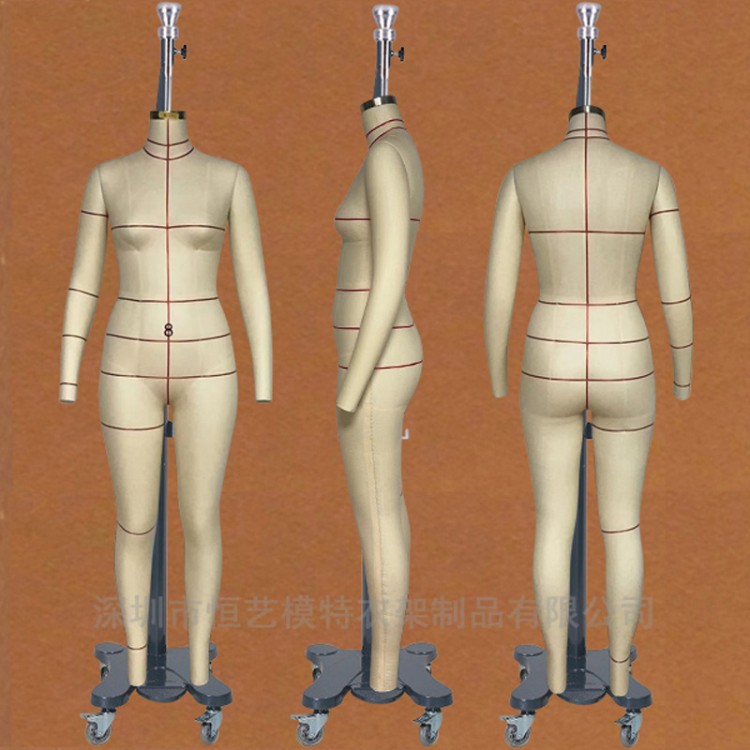 南京板房立裁公仔-东莞板房裁剪模特-浙江服装设计人台