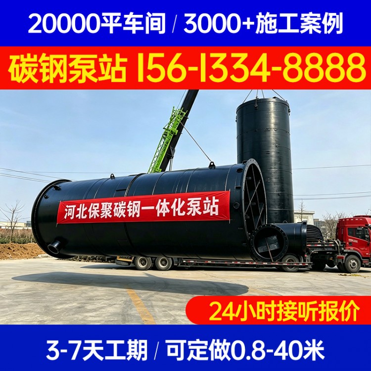 碳钢雨水泵站 雨水提升工业园区污水收集