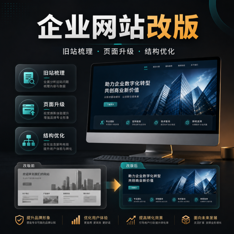 武汉企业网站改版与内容迁移方案
