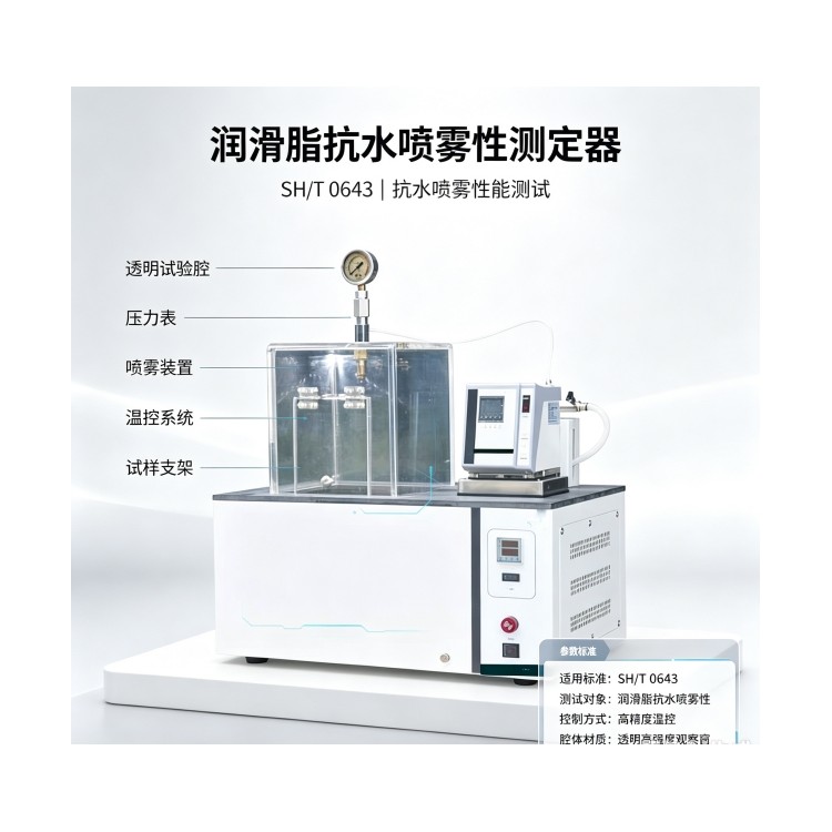 润滑脂抗水喷雾性测定器