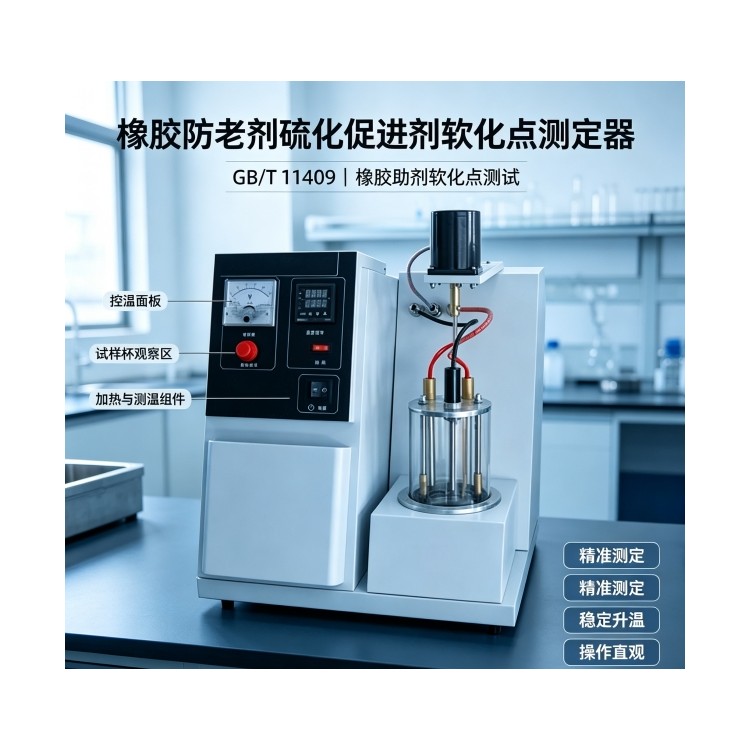 橡胶防老剂硫化促进剂软化点测定器