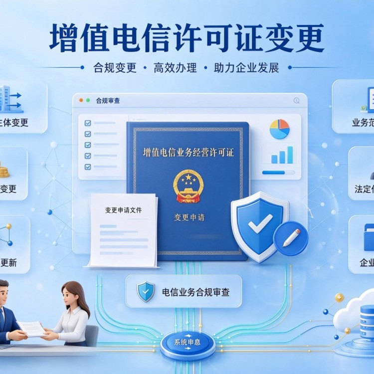 IDC许可证变更｜天磊咨询为企业提供全流程指导服务