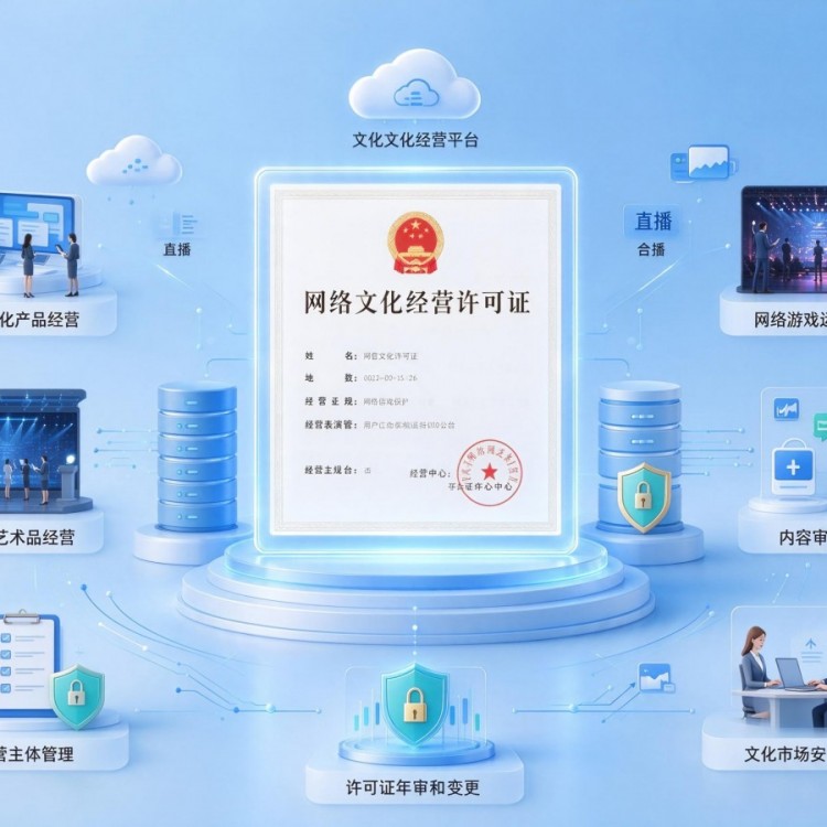 广州网络文化经营许可合规指南直播企业文网文申请指引