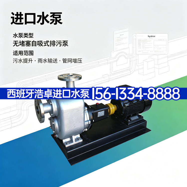 进口水泵生产给水进口泵西班牙浩卓电话15613348888