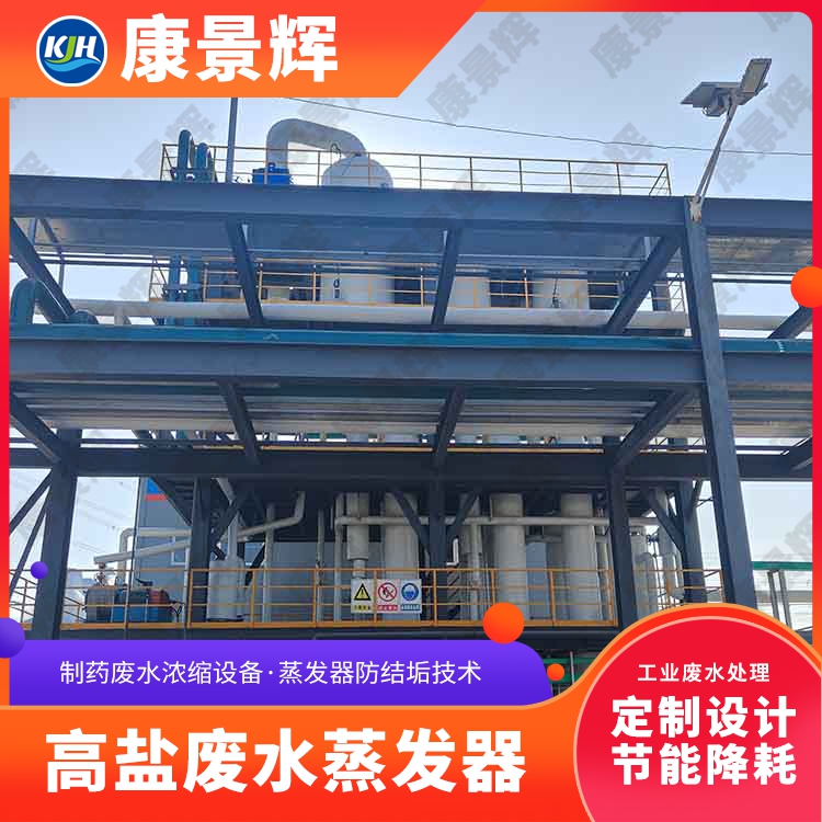 焦化浓盐水处理蒸发器 康景辉耐腐蚀蒸发结晶装置 换热器