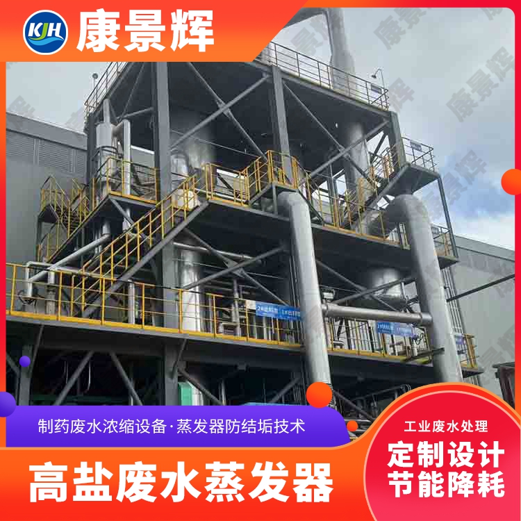 焦化废水浓盐水蒸发器选型 康景辉强制循环蒸发器 蒸发设备