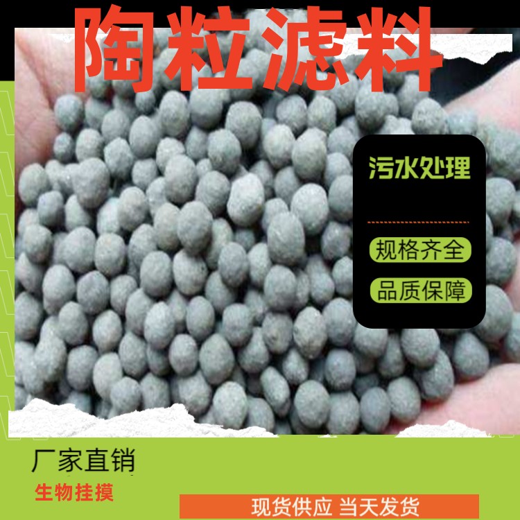 塔城黏土陶粒滤料污水处理耐磨寻耐酸碱瑞林供应